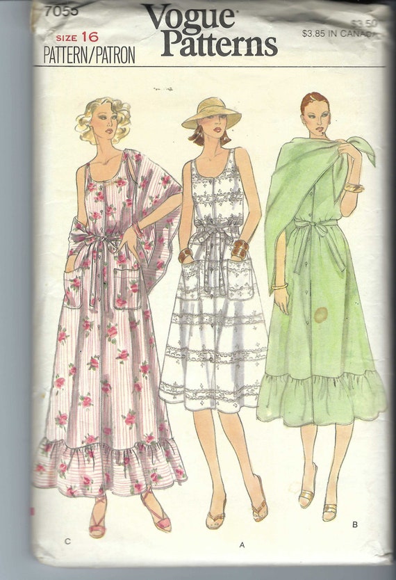 Uncut Vintage Vogue Sewing Pattern Misses' Dressbelt and - Etsy