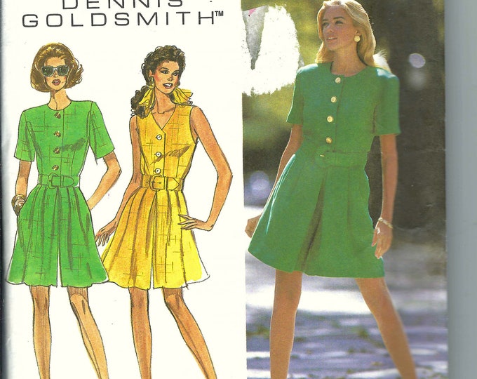 Uncut Vintage Simplicity Sewing Pattern 8291 Dennis Goldsmith Jumpsuit ...