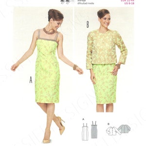 Uncut Burda Sewing Pattern 6899 Misses Dress and Jacket Sewing Pattern Size 6-18 FF