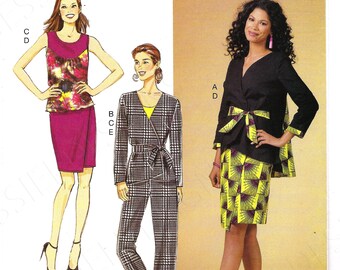 Uncut Butterick sewing Pattern 10036 6638 Misses' Jacket, Skirt, Pants, Blouse Sewing Pattern Butterick Size 8-10-12-14-16 16-24 FF