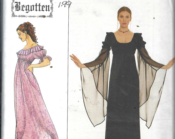 Uncut Simplicity Sewing Pattern 8619 by Begotten Misses Empire Waist ...