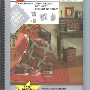 Ungeschnittenes burda Schnittmuster Creativ Patchwork Strip Piecing Pattern ~ Craft Patterns 3359 FF