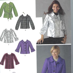 Uncut Simplicity Sewing Pattern 2762 sewing pattern 6 8 10 12 14 16-24 misses jacket FF