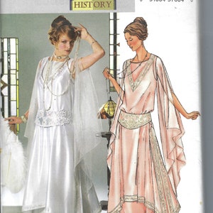 Uncut Butterick sewing Pattern 4093 Women&#39;s Tunic, Gown & Girdle  Sizes 6-10 12-16 18-20-22 FF