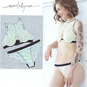 Patrón de costura Simplicity sin cortar para mujer 8624, patrón de lencería, sujetador y braguita, ropa interior, tallas 32A-42DD FF