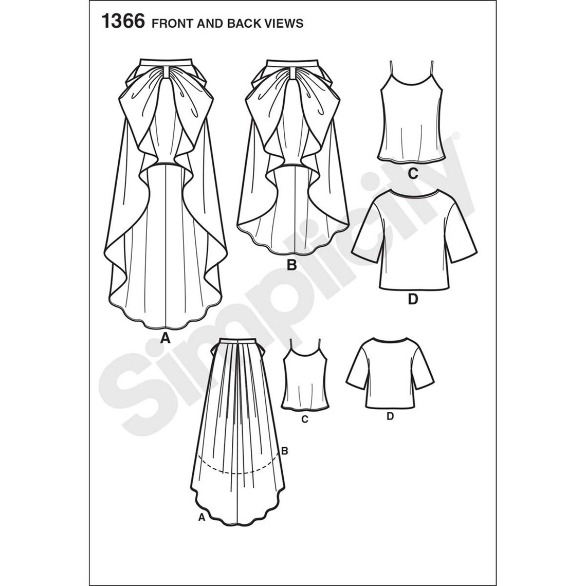 Uncut Simplicity Sewing Pattern Simplicity Cynthia Rowley Etsy