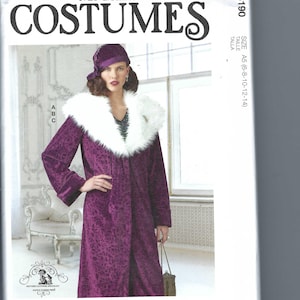 Uncut mccalls Sew sewing pattern 8190 Costume Coat Sewing Pattern Sizes 6-14 14-22  FF