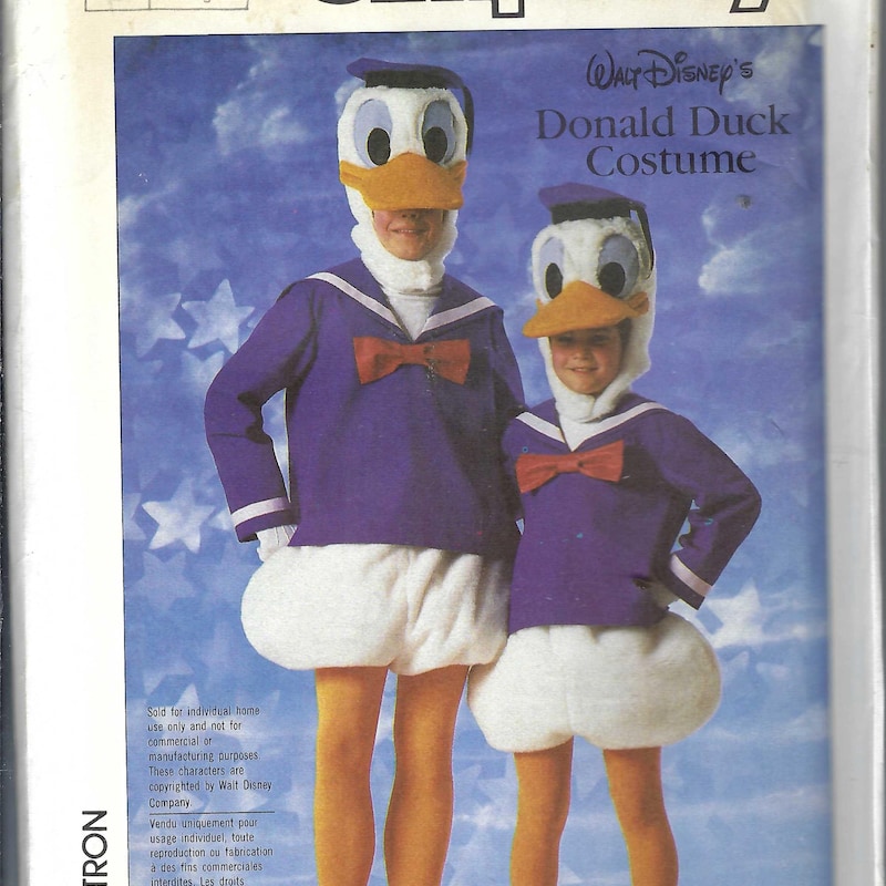 Duck Costume Kids Pattern - Etsy