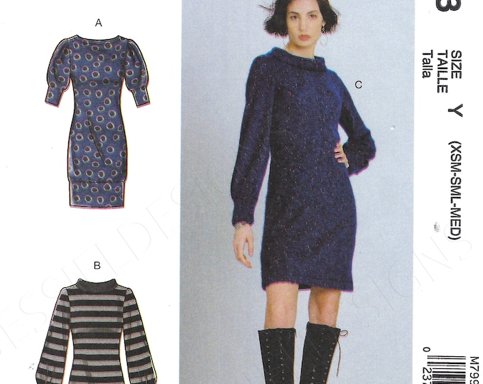 Uncut Mccalls Sewing Pattern 7993 Dress Pattern Size XS-S-M L-XL-XXL ...