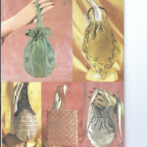 UNCUT vogue Sewing Pattern Accessories 7252 Beaded Bags In Five Styles  FF