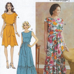 Uncut Butterick Sewing Pattern 10226 6677 Misses Sleeveless - Etsy