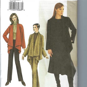 Uncut vogue sewing pattern 7640 Draped Sweater Pattern size 14-16-18 20-22-24 FF