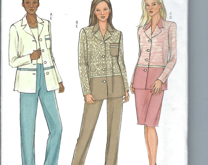 Uncut Butterick Sewing Pattern 4403 Easy, Misses'/misses Petite Shirt ...