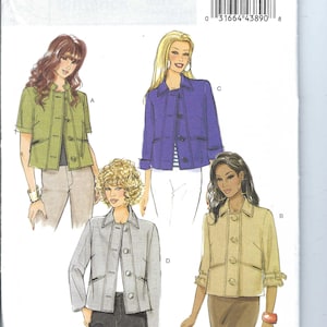 Uncut butterick sewing pattern JACKET Butterick 5617 Loose Fitting Jacket  Sizes 6-12 14-20