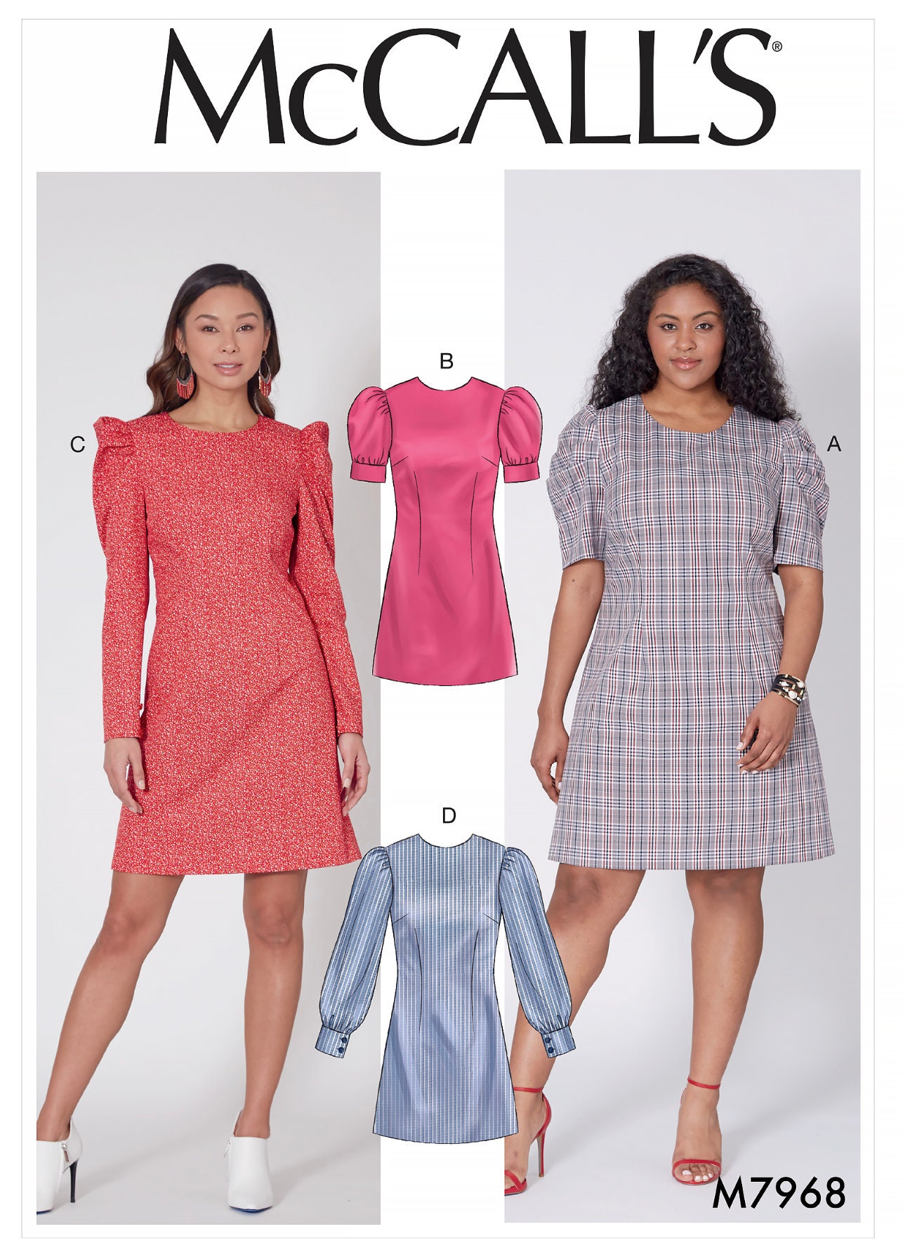 Uncut Mccall's Sewing Pattern M7968 7968 Misses' and Women's