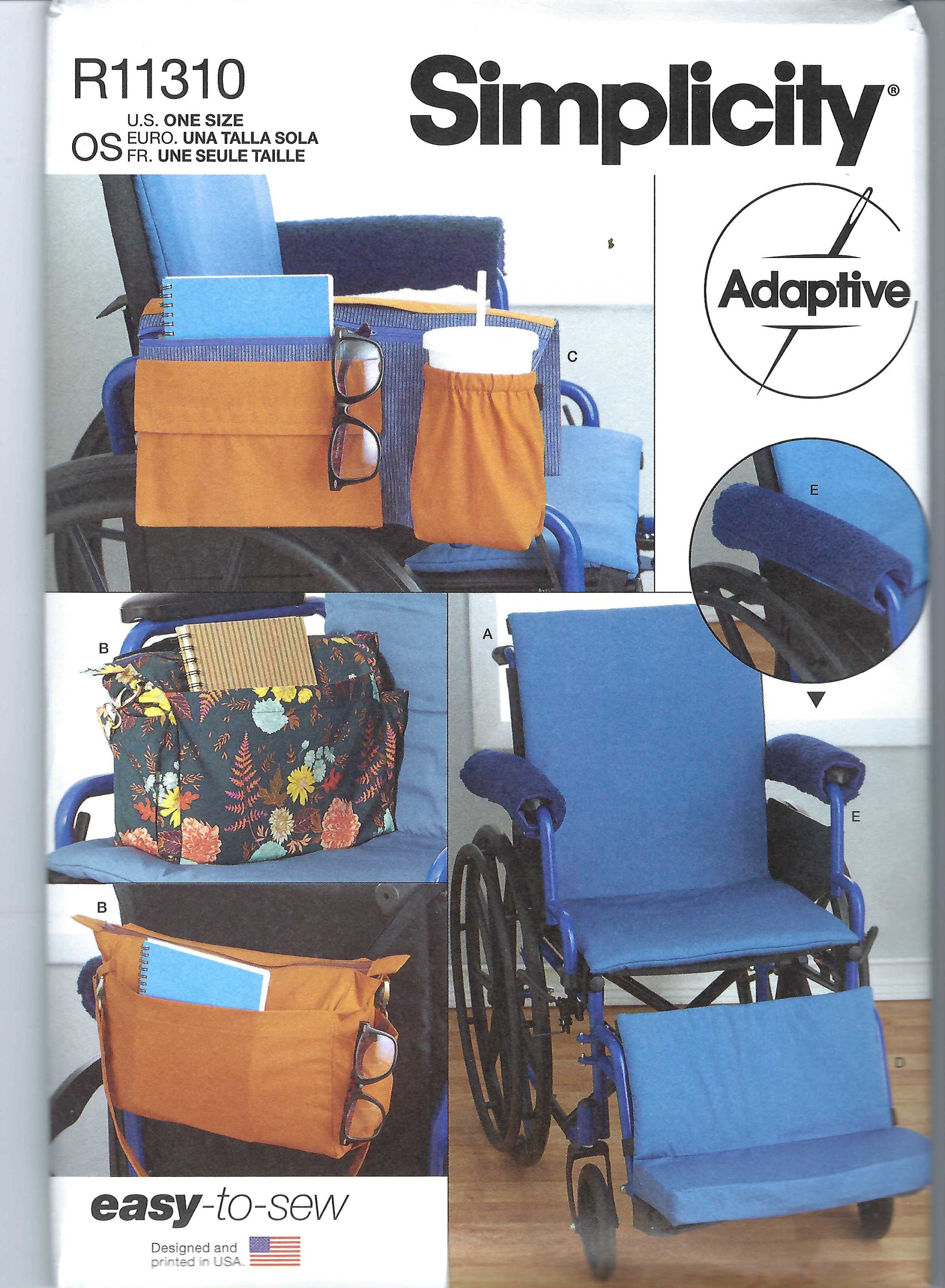 Uncut Simplicity Sewing Pattern 11310 9492 Wheelchair