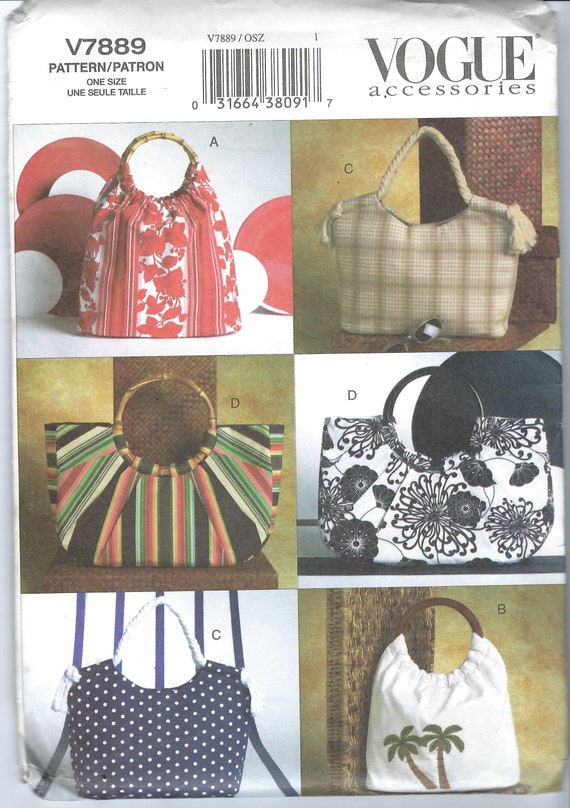 XIMI VOGUE Trendy Letter Pattern Contrasting Color Design Tote Canvas Bag