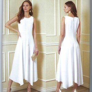 Uncut vogue sewing pattern  Misses&#39; and Misses&#39; Petite Dress by Tom and Linda Platt Vogue 1878 Size 6-14 14-22 FF