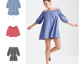佐藤 simply complicated Uncut Simplicity Sewing Pattern 912 8124 Misses' Romper