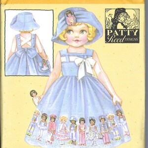 UNCUT Simplicity Sewing Pattern Patty Reed Design Girls Dress With ...