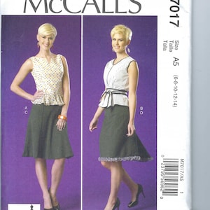 Uncut McCalls Sewing Pattern 7017, Uncut Pattern, Misses, Dress Pattern - Size 6-14 14- - 22 Dress factory Folded
