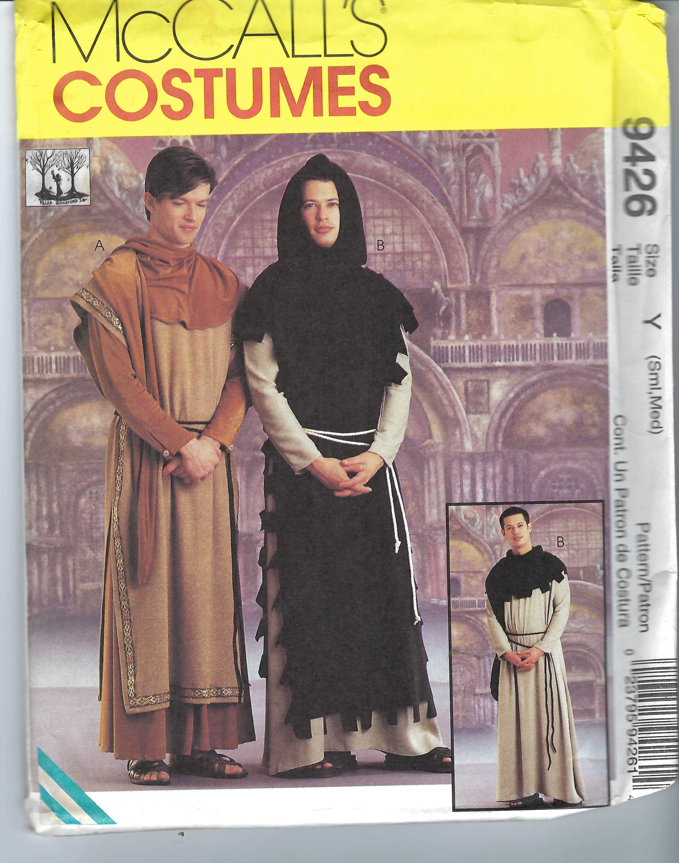 Uncut Mccalls Sewing Pattern Renaissance Costume Sewing Pattern, Mccall ...