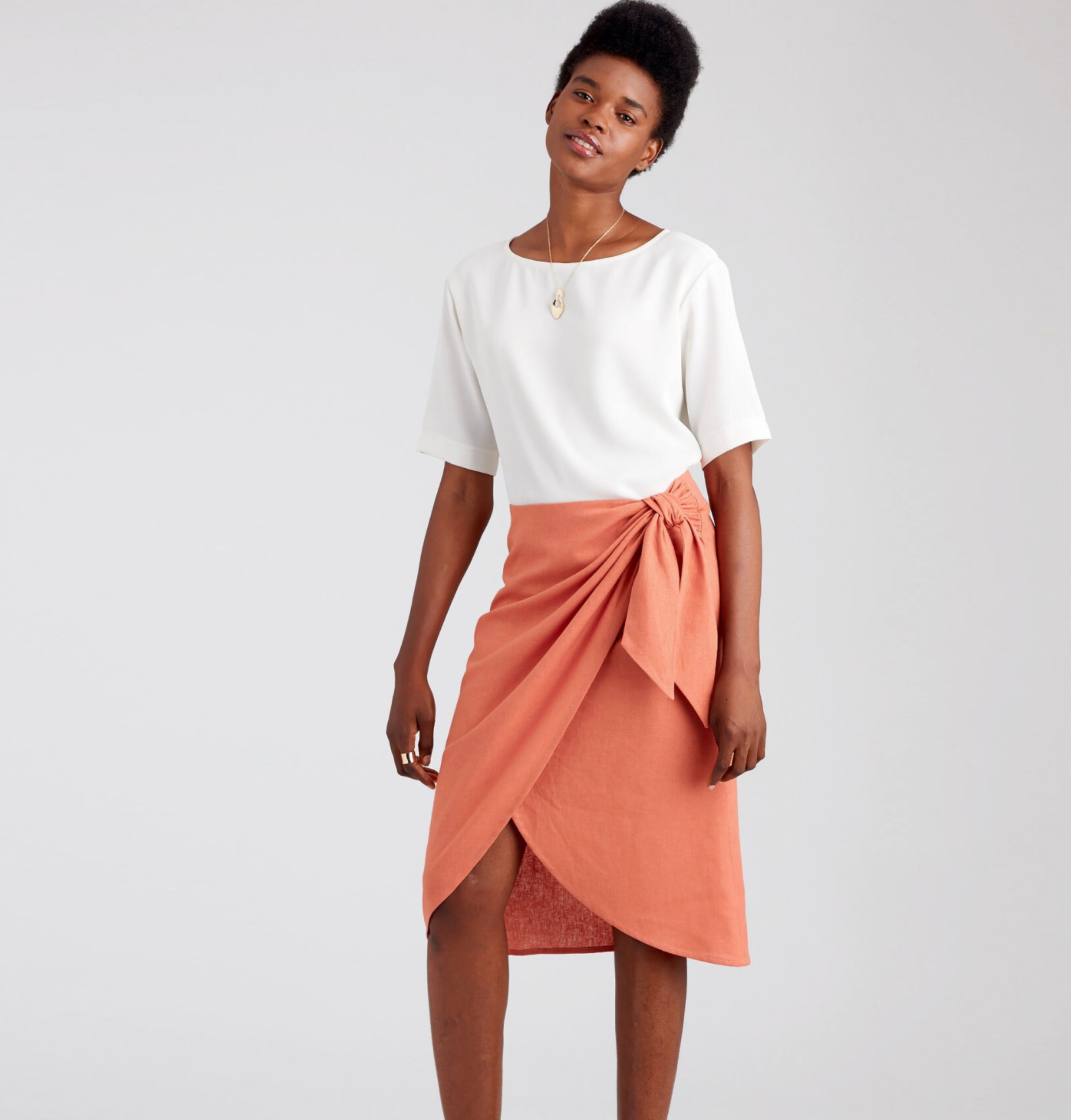 スカート Crispy Shirt Pressed Skirt Uncut Simplicity Sewing Pattern 10430 S9048 9048 Misses