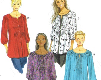 Uncut butterick sewing pattern 5861 Tunic Pattern Size 8-10-12-14-16 18-24 FF