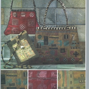 Uncut vogue sewing pattern 8173 Hand Decorated Handbags / Original Vogue Accessories  FF