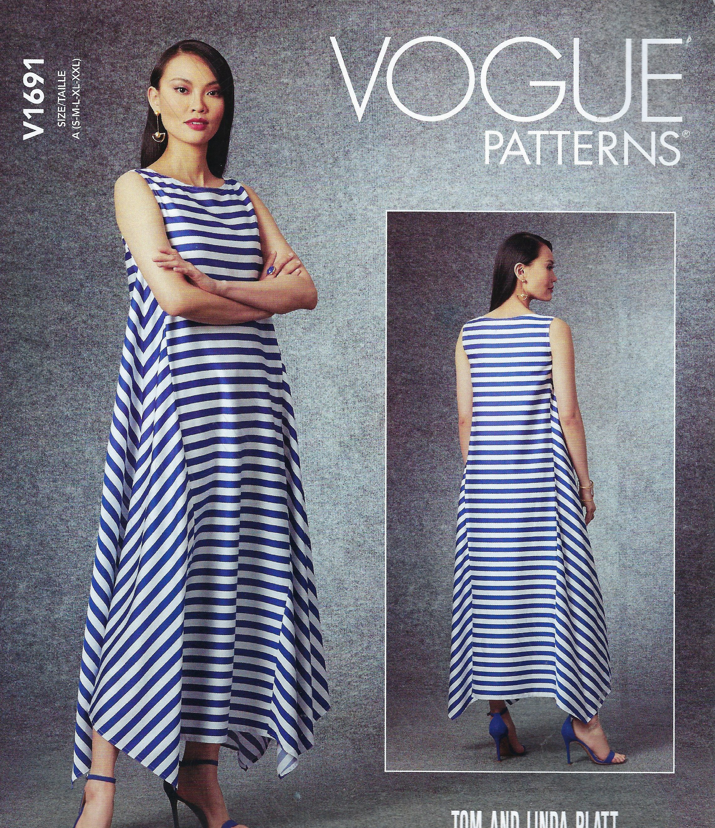 Uncut Vogue Sewing Pattern 10569 V1691 1691 Misses' Dress