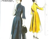 Uncut vogue sewing pattern 9280 10332, Vogue vintage sewing pattern, close-fitting coat dress Size 6-14 or 14-22 FF