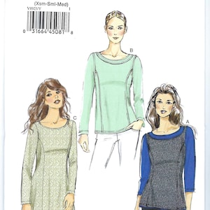 Uncut vogue sewing pattern Women&#39;s Top Pattern  Very Easy Vogue 8925 Uncut Sewing Pullover Blouse Misses Size XS to M L-xl-xxl  FF
