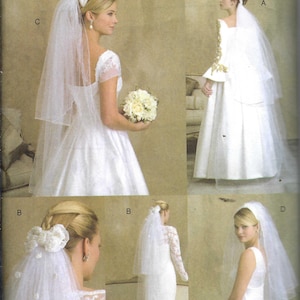 Uncut Vogue sewing pattern 7861 Wedding Accessories Bridal Veils