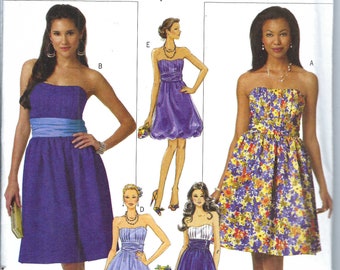 Uncut Butterick Sewing Pattern 5244 Muse Misses Stretch Knit Dress ...