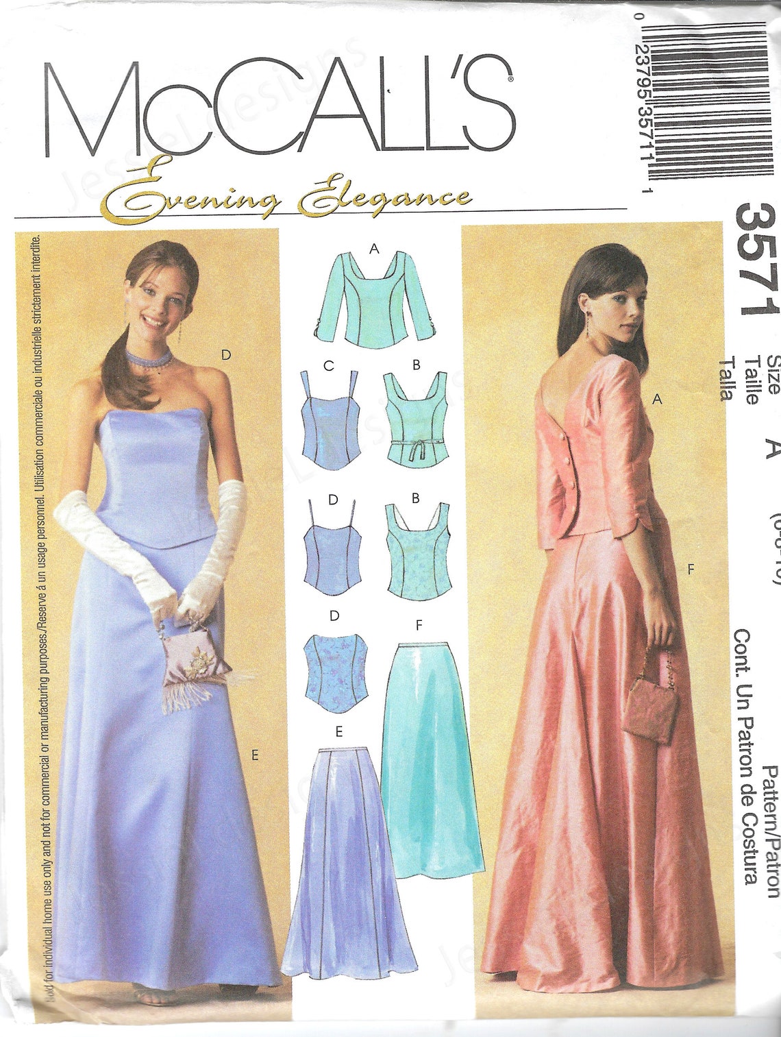 Uncut Mccalls Sew Sewing Pattern Misses Size 6-10 Sewing | Etsy