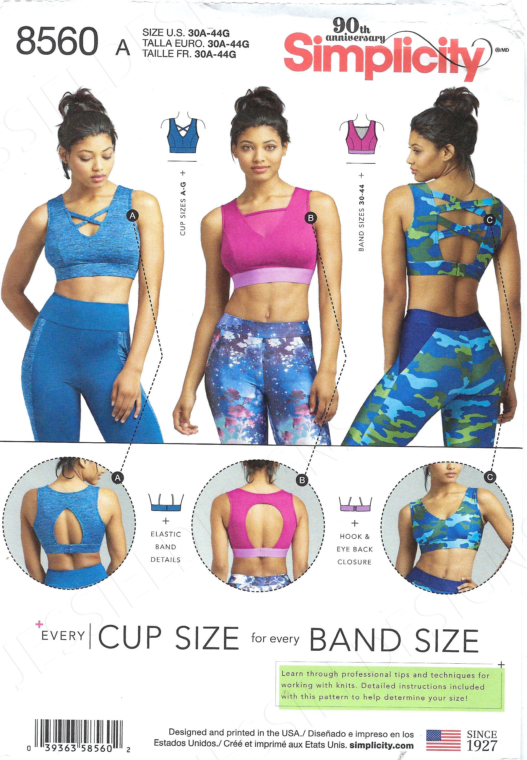 PDF Pattern : Crochet Back Yoga Bra Sewing & Crochet Pattern Lace