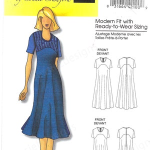 Uncut Butterick sewing Pattern 462 5155, Size Miss dress size XS-XLg, Connie Crawford FF