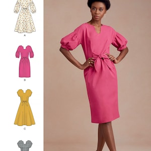 Simplicity Sewing Pattern 8945 / 10248 Misses Dress Size 6
