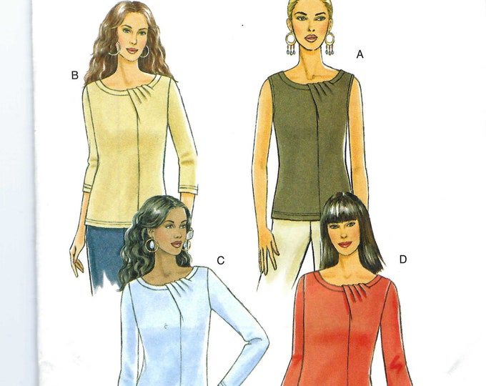 Uncut Butterick Sewing Patterns 5387 Women's Tops Fitted Tops Pattern ...