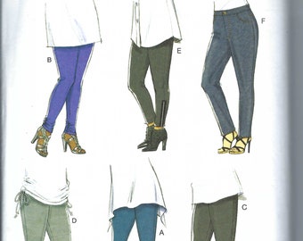 Butterick Women's Leggings Pattern B5657 Size 18W-24W UNCUT