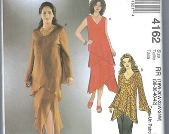 Uncut mccalls Sew sewing pattern 4162 Women’s/Women’s Petite Top, Skirt & Pants size 18-24 26-32 FF
