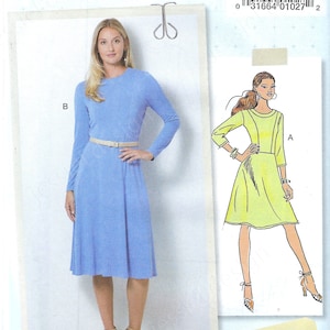 Unbeschnittenes Butterick Schnittmuster 6626 Lisette Misses Petite Dress - Größe 6-8-10-12-14 14-22 FF
