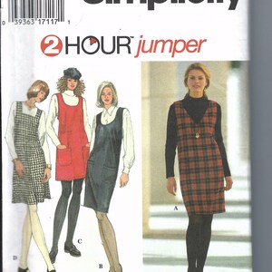 Uncut Vintage Simplicity Sewing Pattern 9757 Misses/womens Pullover ...