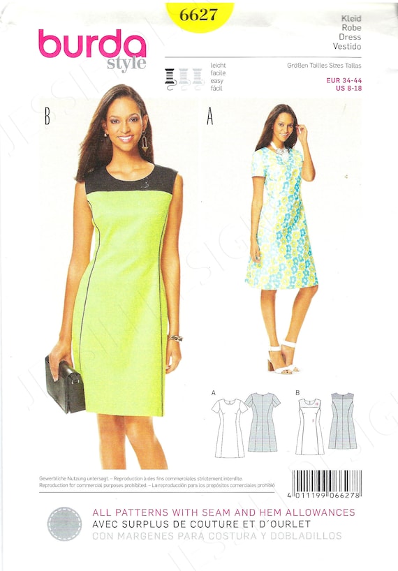 chinese dress ladies Amazon.com: Burda Ladies Sewing Pattern 7090