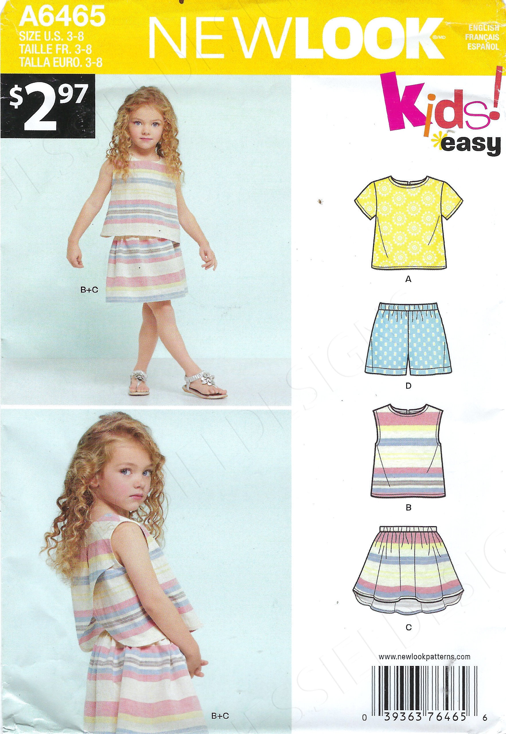 Cartamodello New Look Per Gonna Svasata - Taglie 10-22, Con Tasche E 3 Lunghezze - Foto 9