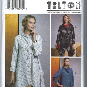 Uncut Vogue Sewing Pattern 9352 Misses' Coat Size Xs-s-m - Etsy
