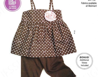 Uncut mccalls Cucire modello di cucito 9343 top per neonati e legging size NB-S-M-L-XL FF