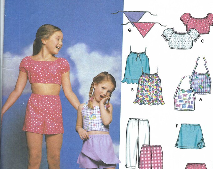 Uncut Vintage Simplicity Sewing Pattern 9797 Tops Pants Shorts Sskort ...