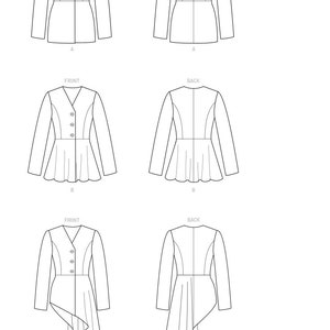 Uncut Mccall's Sewing Pattern 10450 8048 Jessamccalls Misses' Jackets ...