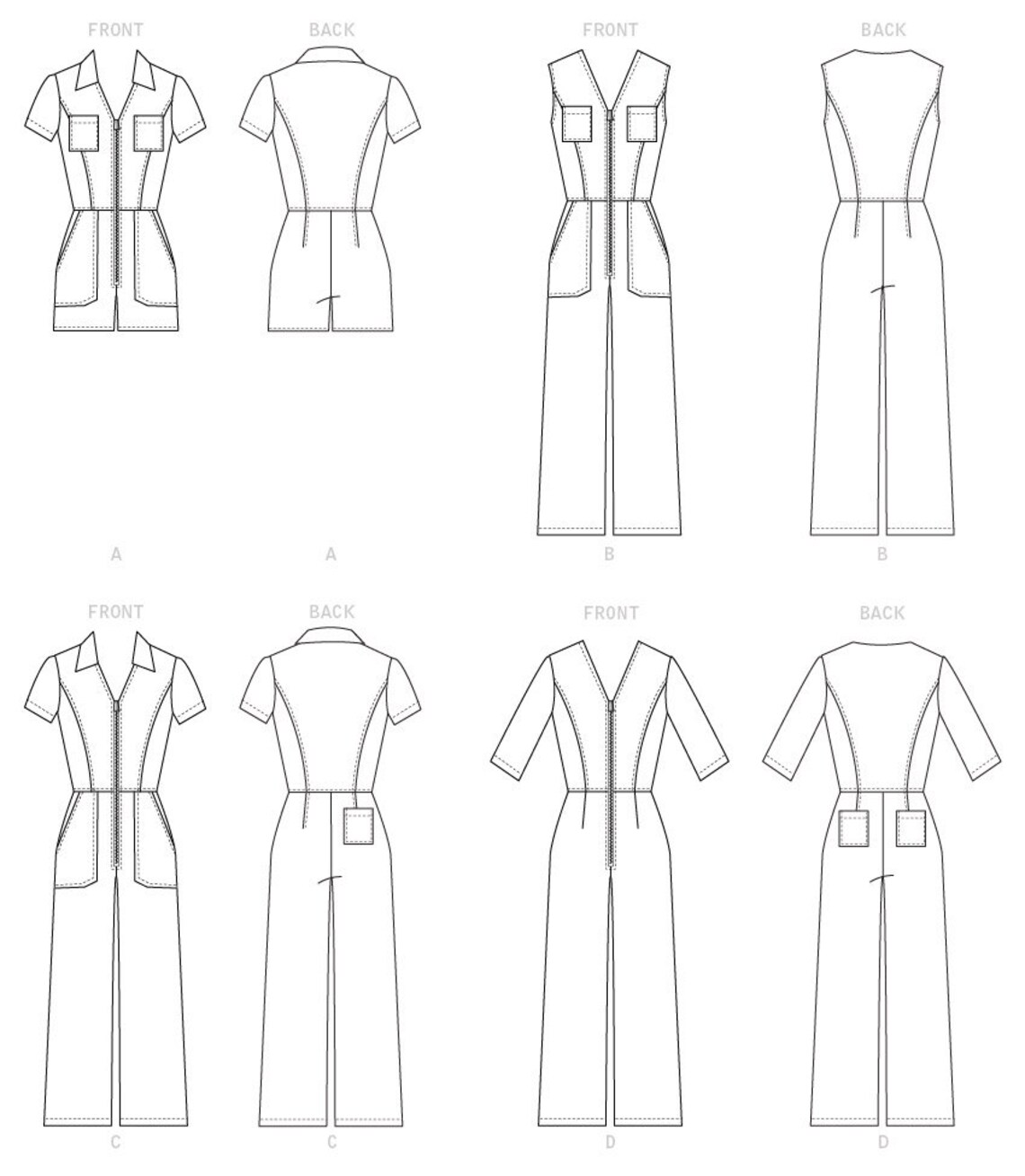 Uncut Mccalls 7908 Sewing Pattern Misses Jumpsuits With | Etsy